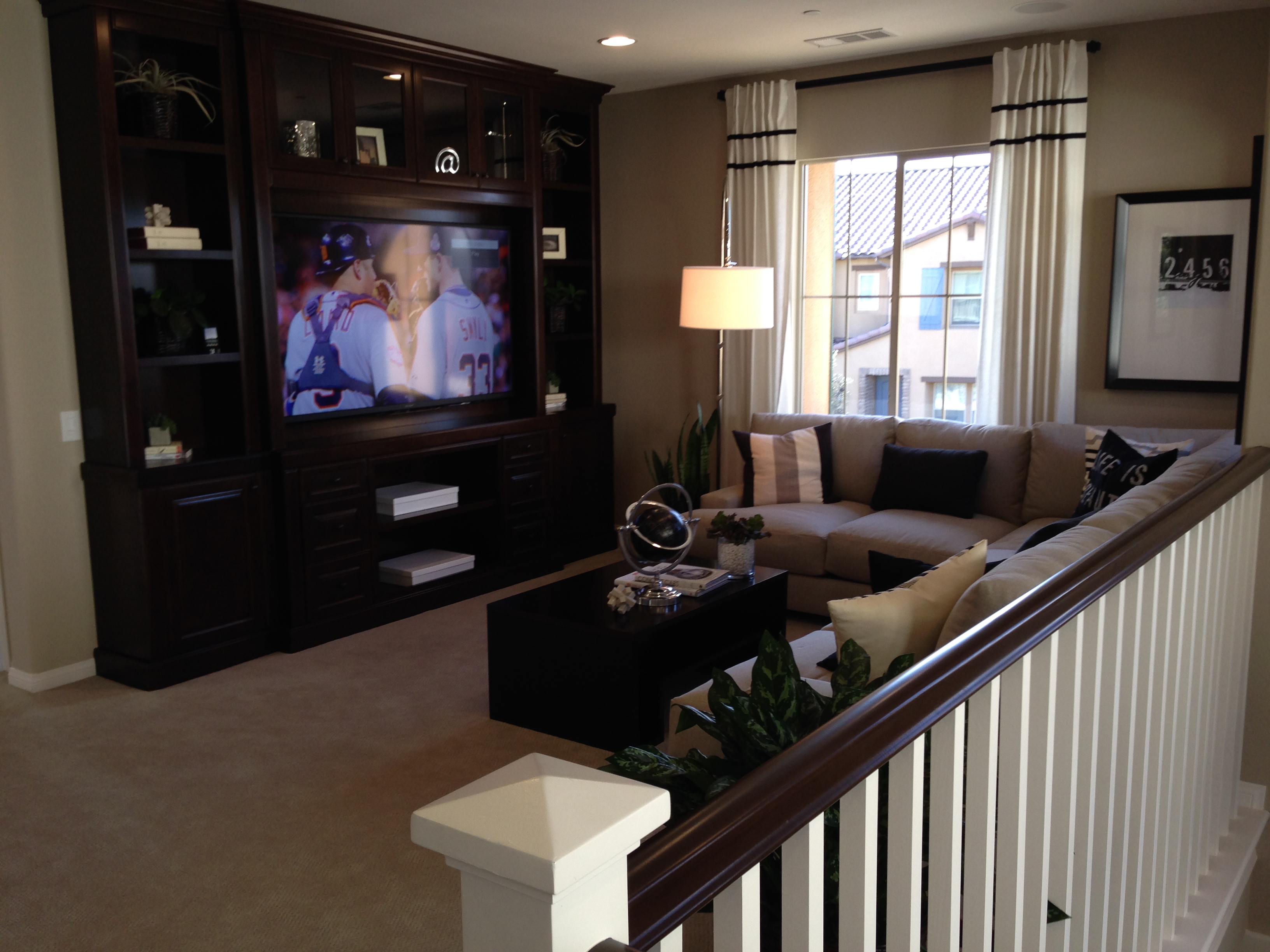 Although living rooms are gone, upstairs lofts create a more useful space.